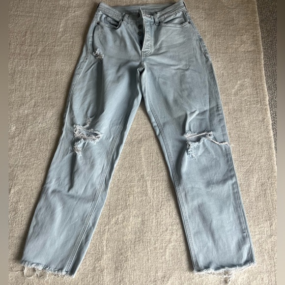 Old Navy Curvy Hi-waisted Straight denim 6 - Picture 1 of 4